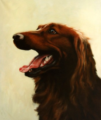 peinture, chiens