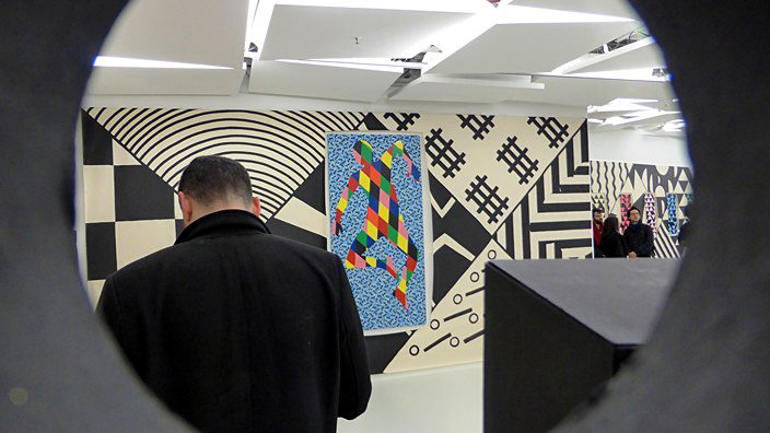 la galerie des galeries, karina bisch, les galeries lafayette, miss harlequin, art contemporain