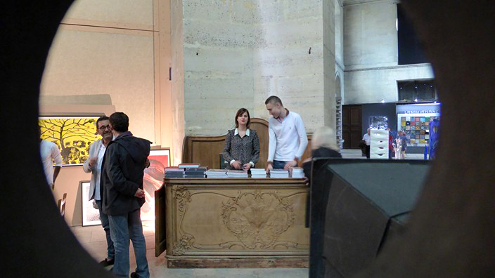 exposition, hôpital, pitié salpêtrière, charcot, chapelle, catherine bouchara, philippe pumain, ernest pignon-ernest, david cohen, art absolument