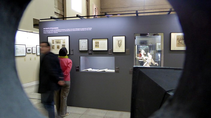 exposition, hôpital, pitié salpêtrière, charcot, chapelle, catherine bouchara, philippe pumain, ernest pignon-ernest, david cohen, art absolument