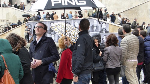 street-art, parvis, palais de tokyo, jr, artiste, performer, photographe, bnf, inside out, iop