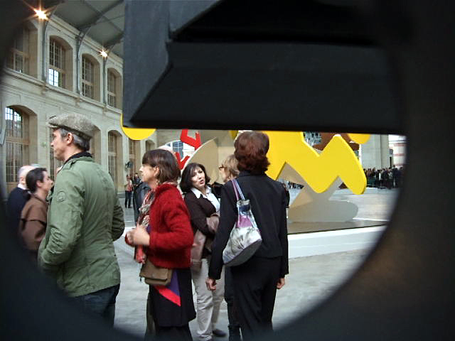 keith haring, the_political_line, le_cent_quatre, paris, contemporary_art, les_dix_commandements, pop_art, métro_new-yorkais, 104