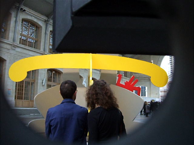 keith haring, the_political_line, le_cent_quatre, paris, contemporary_art, les_dix_commandements, pop_art, métro_new-yorkais, 104