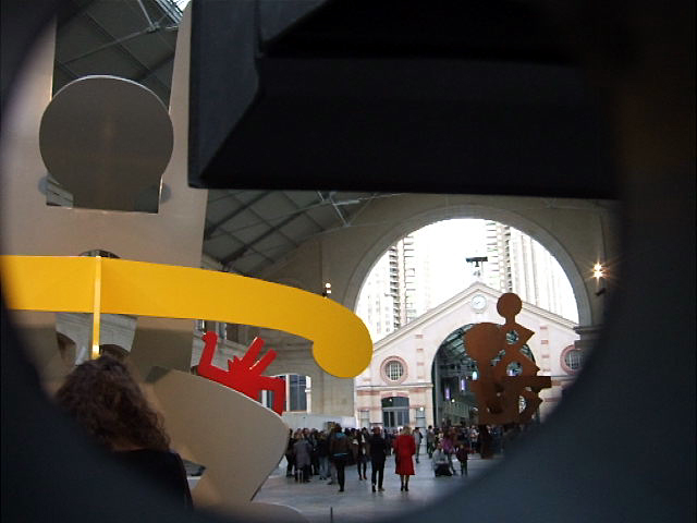 keith haring, the_political_line, le_cent_quatre, paris, contemporary_art, les_dix_commandements, pop_art, métro_new-yorkais, 104