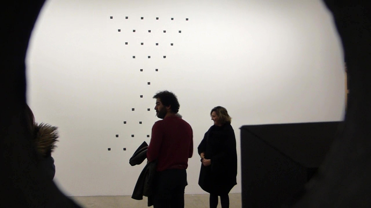 exposition, art contemporain, galerie, marian goodman, niele toroni, en passant, peinture