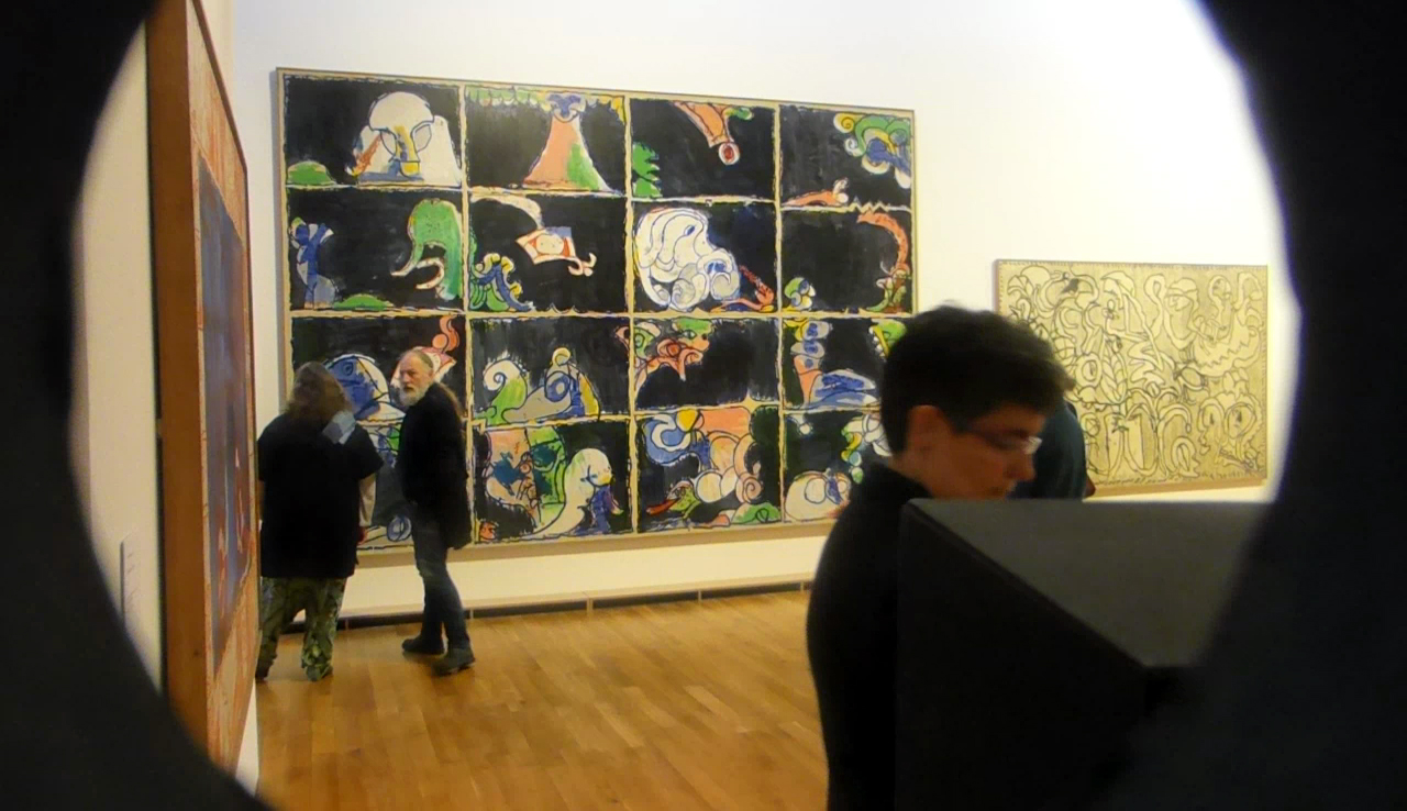 musée matisse, le cateau-cambrésis, alechinsky, marginalia, plume et pinceau, nord