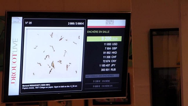 vente aux encheres, art moderne, art urbain, pierre berge, atelier richelieu, antoine godeau, olivier segot, raymond de nicolay